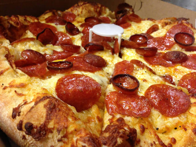 Pepperoni Pizza Delivered to Your College or Business