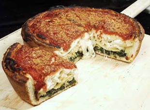 Stuffed Lasagna Pizza